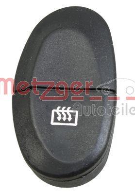 Interrupteur, chauffage de vitre arrière (Interrupteur de dégivrage) METZGER ref. 0916599