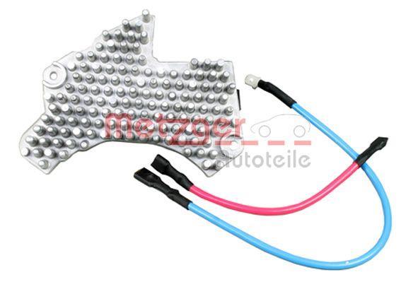 Résistance, pulseur d'air habitacle (Élément de commande, chauffage/ventilation) METZGER ref. 0917011