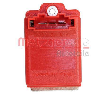 Résistance, pulseur d'air habitacle (Élément de commande, chauffage/ventilation) METZGER ref. 0917019