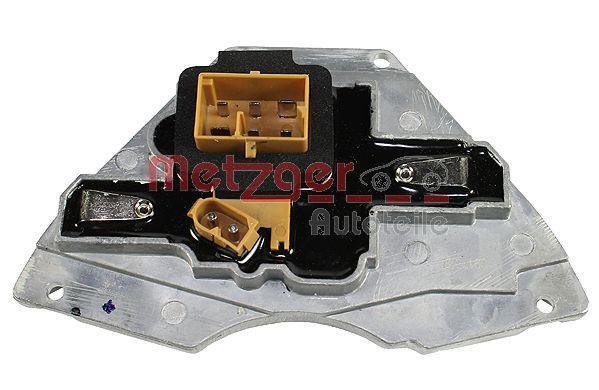 Résistance, pulseur d'air habitacle (Élément de commande, chauffage/ventilation) METZGER ref. 0917022