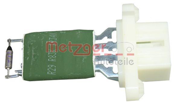 Résistance, pulseur d'air habitacle (Élément de commande, chauffage/ventilation) METZGER ref. 0917029