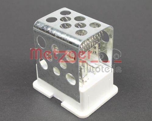 Resistência, ventilador de ar da cabina METZGER 0917048