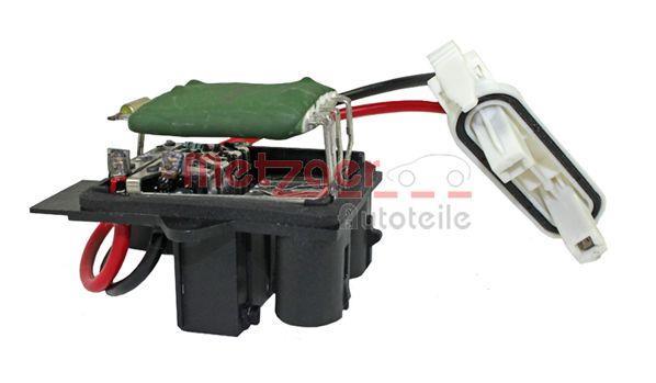 Résistance, pulseur d'air habitacle (Élément de commande, chauffage/ventilation) METZGER ref. 0917053