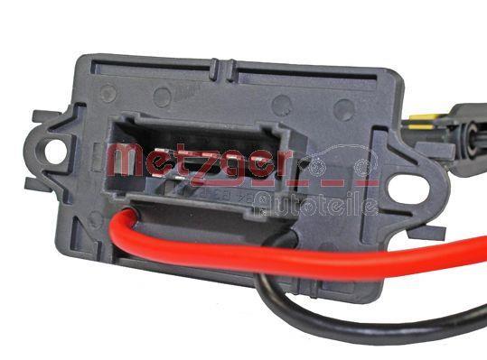 Résistance, pulseur d'air habitacle (Élément de commande, chauffage/ventilation) METZGER ref. 0917054