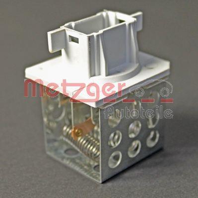 Résistance, pulseur d'air habitacle (Élément de commande, chauffage/ventilation) METZGER ref. 0917109