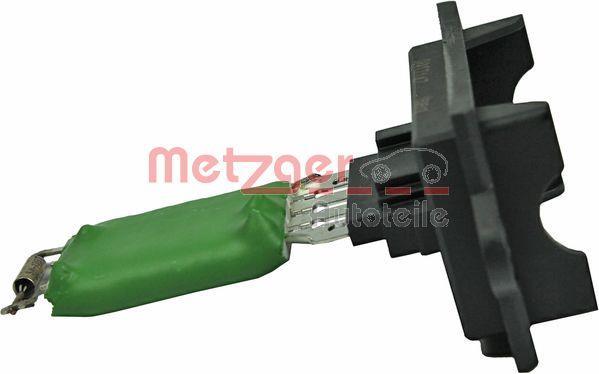 Résistance, pulseur d'air habitacle (Élément de commande, chauffage/ventilation) METZGER ref. 0917147