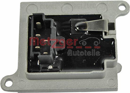 Résistance, pulseur d'air habitacle (Élément de commande, chauffage/ventilation) METZGER ref. 0917158