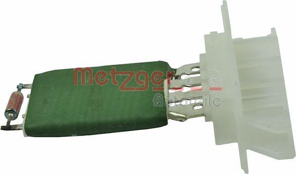 Résistance, pulseur d'air habitacle (Élément de commande, chauffage/ventilation) METZGER ref. 0917160