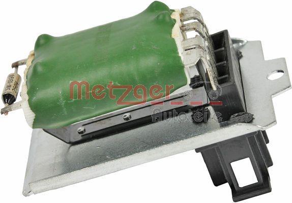 Résistance, pulseur d'air habitacle (Élément de commande, chauffage/ventilation) METZGER ref. 0917161