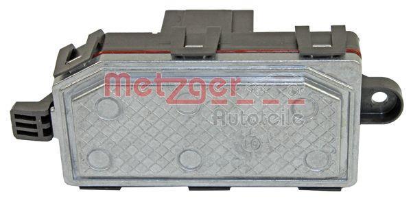 Résistance, pulseur d'air habitacle (Élément de commande, chauffage/ventilation) METZGER ref. 0917236