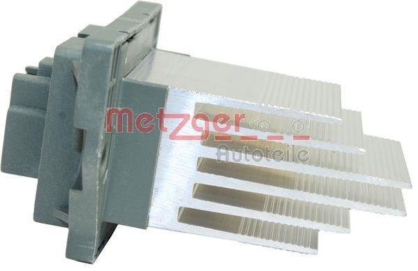 Résistance, pulseur d'air habitacle (Élément de commande, chauffage/ventilation) METZGER ref. 0917265