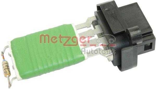 Résistance, pulseur d'air habitacle (Élément de commande, chauffage/ventilation) METZGER ref. 0917289