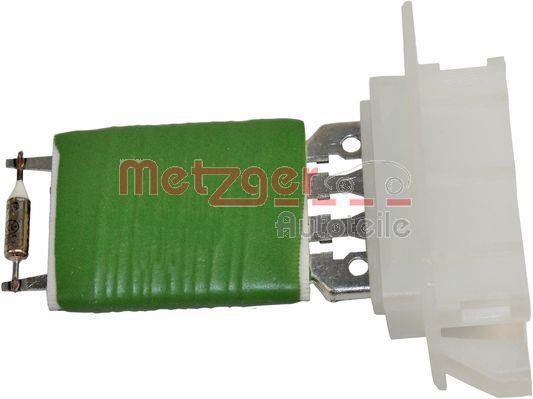 Résistance, pulseur d'air habitacle (Élément de commande, chauffage/ventilation) METZGER ref. 0917290