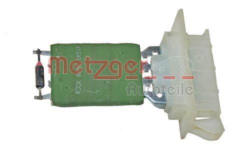 Résistance, pulseur d'air habitacle (Élément de commande, chauffage/ventilation) METZGER ref. 0917304
