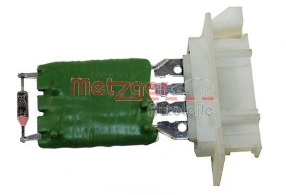 Résistance, pulseur d'air habitacle (Élément de commande, chauffage/ventilation) METZGER ref. 0917327