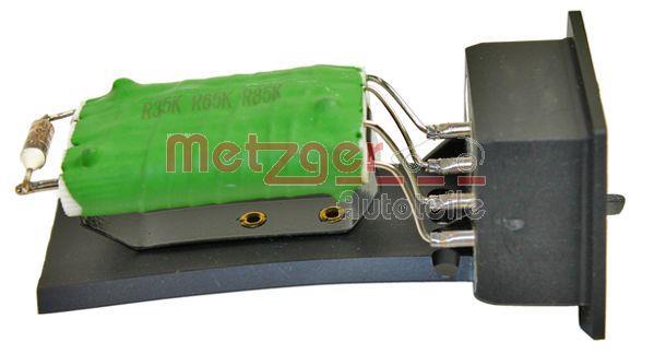 Résistance, pulseur d'air habitacle (Élément de commande, chauffage/ventilation) METZGER ref. 0917332