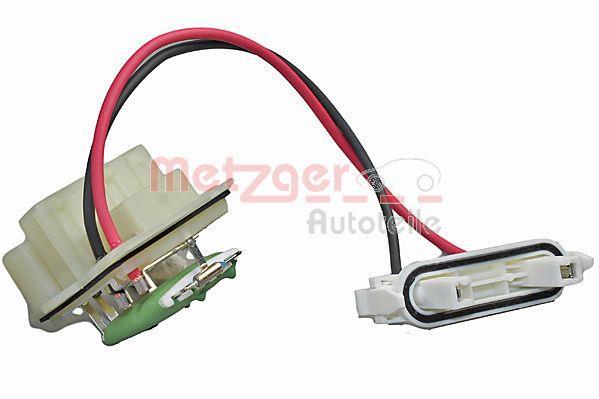 Résistance, pulseur d'air habitacle (Élément de commande, chauffage/ventilation) METZGER ref. 0917363