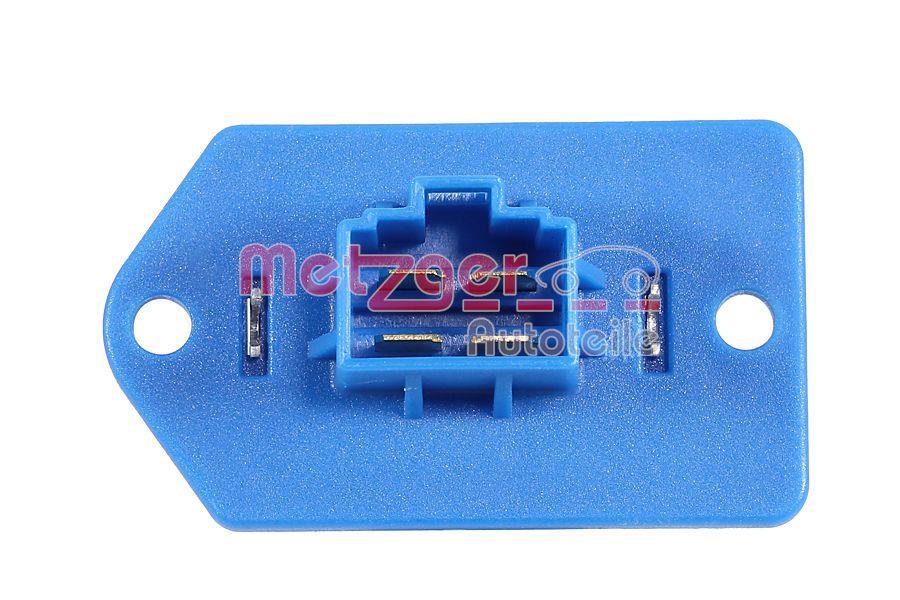 Résistance, pulseur d'air habitacle (Élément de commande, chauffage/ventilation) METZGER ref. 0917748