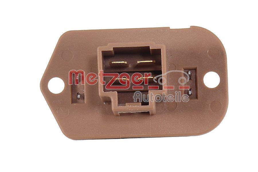 Résistance, pulseur d'air habitacle (Élément de commande, chauffage/ventilation) METZGER ref. 0917749