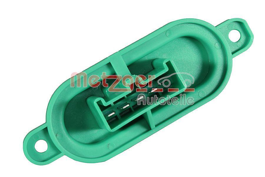 Résistance, pulseur d'air habitacle (Élément de commande, chauffage/ventilation) METZGER ref. 0917755