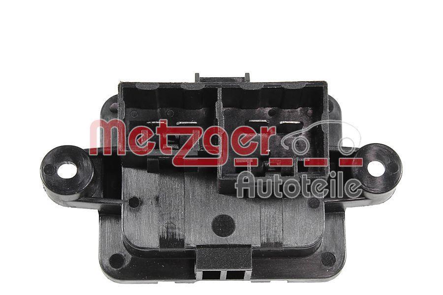 Résistance, pulseur d'air habitacle (Élément de commande, chauffage/ventilation) METZGER 0917787