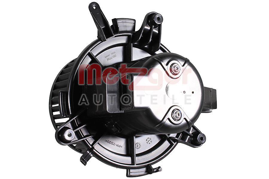 Pulseur d'air habitacle (Ventilateur habitacle) METZGER ref. 0917798