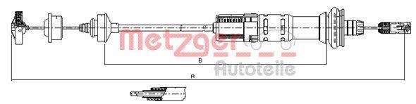 Cabo de embraiagem METZGER ref. 11.3048