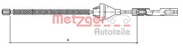 Cable de freno de mano METZGER ref. 11.5454