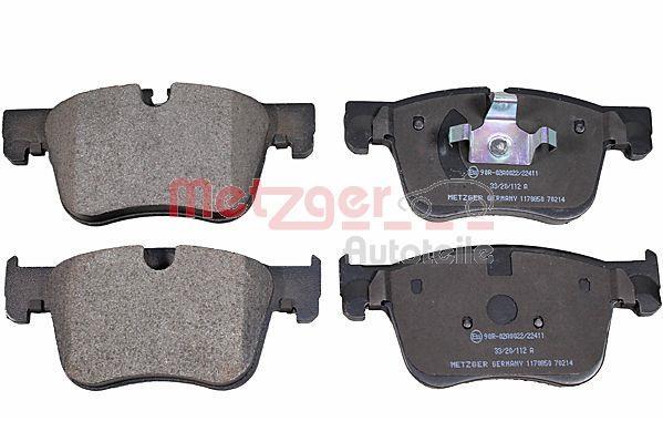 Jeu de 4 plaquettes de frein METZGER ref. 1170850