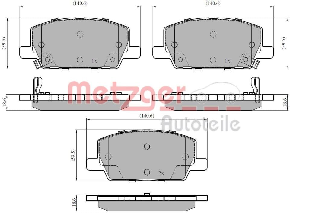 Juego De Pastillas De Freno Febi Bilstein 176970 - Compatible Con Opel | Calidad Original Alemana