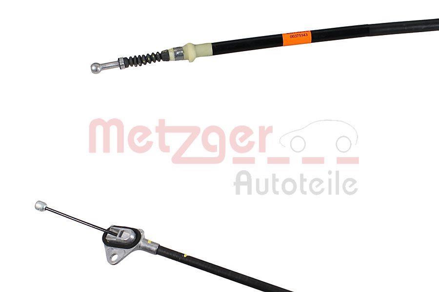 Câble de frein à main (Câble de frein à main) METZGER 17.9010