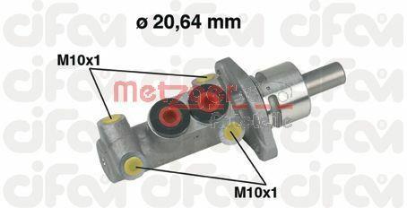 Maître-cylindre de frein METZGER ref. 202-277