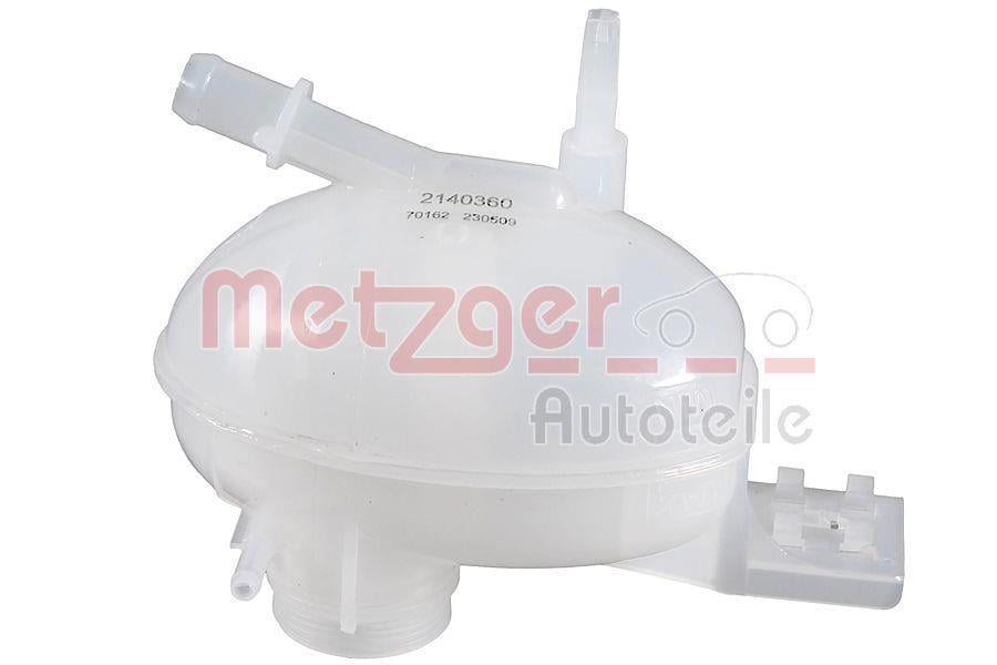 Vase d'expansion, liquide de refroidissement (Réservoir liquide de refroidissement) METZGER ref. 2140360