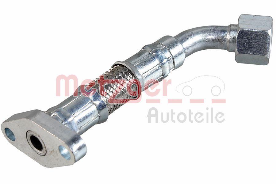 Conduite d'huile, Turbocompresseur (Conduit d'huile, turbo) METZGER ref. 2361148