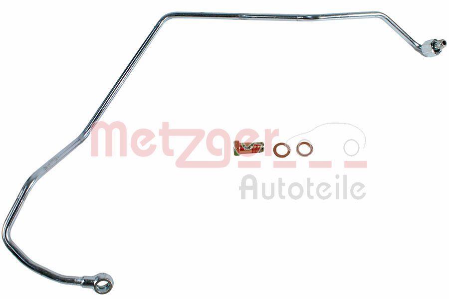 Conduite d'huile, Turbocompresseur (Conduit d'huile, turbo) METZGER ref. 2361154