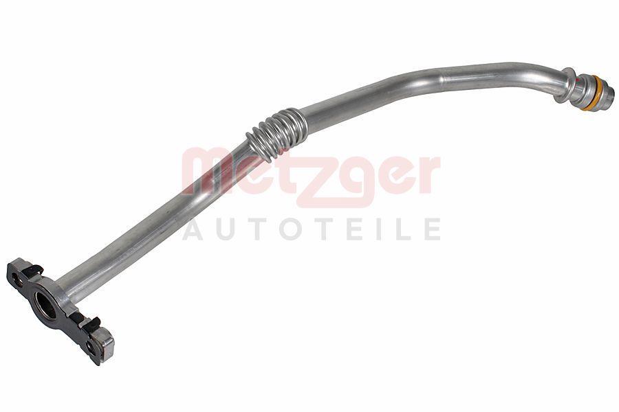 Conduite d'huile, Turbocompresseur (Conduit d'huile, turbo) METZGER 2361238