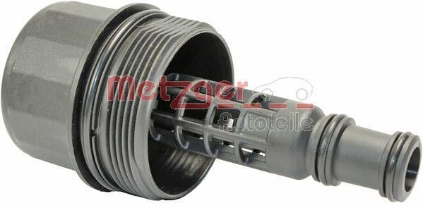 Cubierta, caja filtro de aceite (Cuerpo filtro de aceite) METZGER ref. 2370014