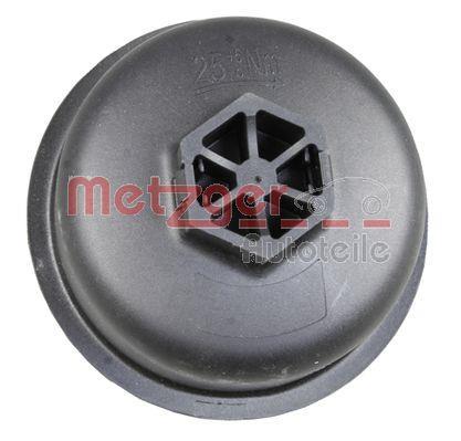 Cubierta, caja filtro de aceite (Cuerpo filtro de aceite) METZGER ref. 2370053