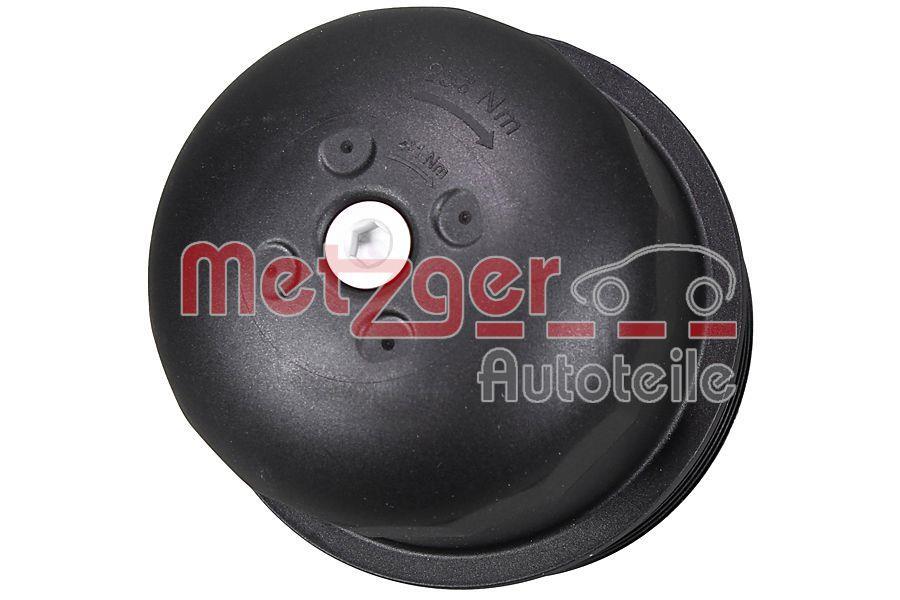 Cubierta, caja filtro de aceite (Cuerpo filtro de aceite) METZGER ref. 2370124