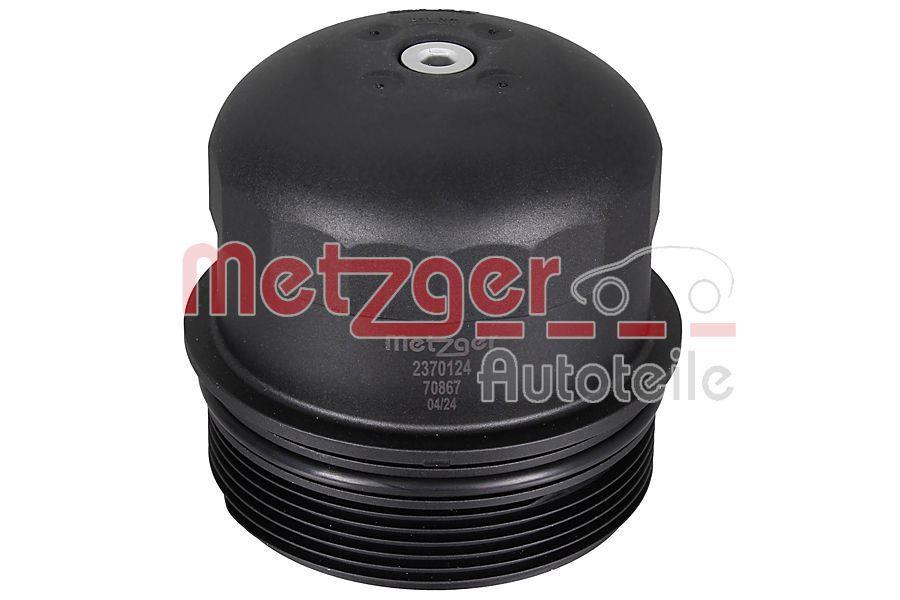 Cubierta, caja filtro de aceite (Cuerpo filtro de aceite) METZGER ref. 2370124