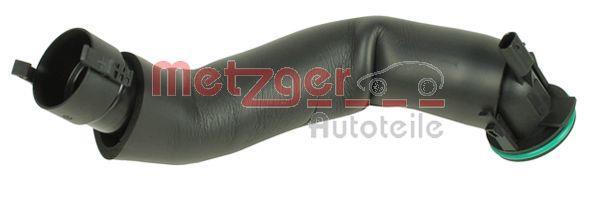 Tuyau, ventilation de carter-moteur (Tuyau de vapeur d'huile moteur) METZGER ref. 2380076
