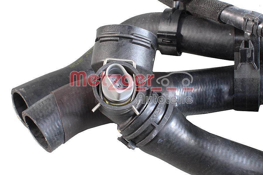 Durite de radiateur (Durite de refroidissement) METZGER ref. 2421560
