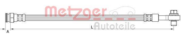 Flexible de frein (Durite de frein) METZGER ref. 4111619