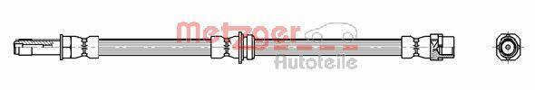 Flexible de frein (Durite de frein) METZGER ref. 4114074