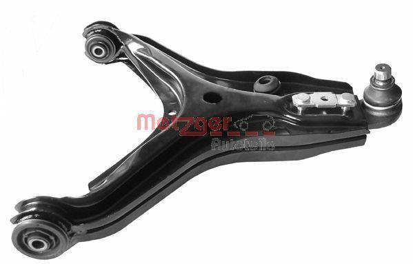 Triângulo, braço de suspensão METZGER ref. 58011502