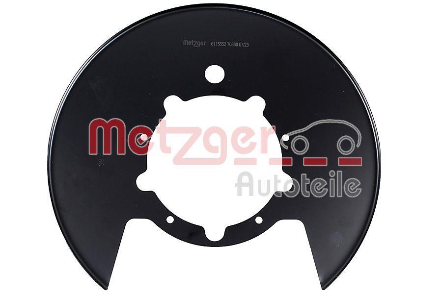 Déflecteur, disque de frein METZGER ref. 6115552