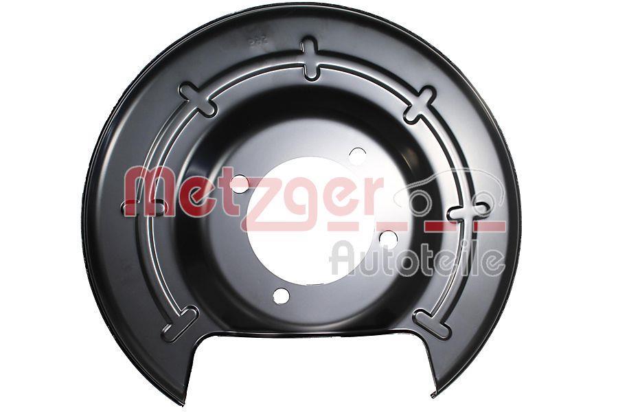 Chapa protectora contra salpicaduras, disco de freno METZGER 6115581