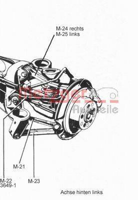 Biellette de barre stabilisatrice (Biellette antiroulis) METZGER ref. 53033919