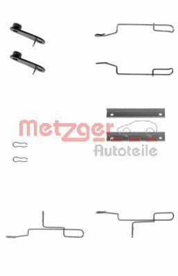 Kit acessórios de pastilhas de travão METZGER ref. 109-1188