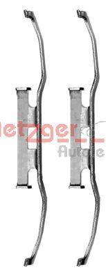 Kit d'accessoires pour plaquette de frein à disque METZGER ref. 109-1213